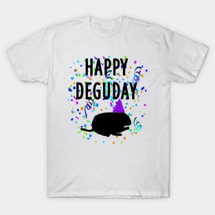 Happy Degu Day pet balance bike animal animal lover T-Shirt